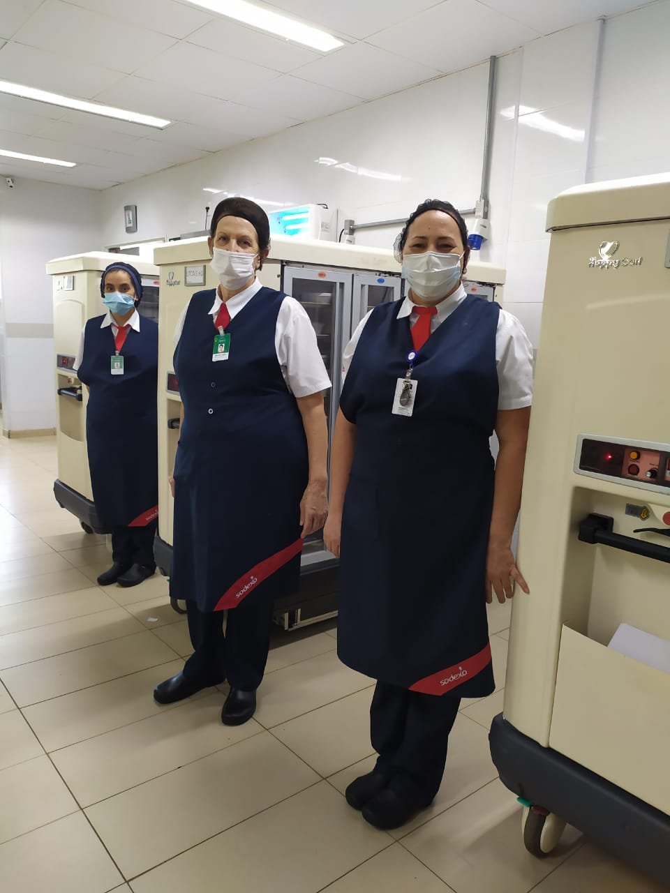 Sistema de transporte de refeições hospitalares